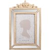 Clayre & Eef 2F1324 Marco de Fotos 15x2x23 cm Beige Dorado 10x15 cm