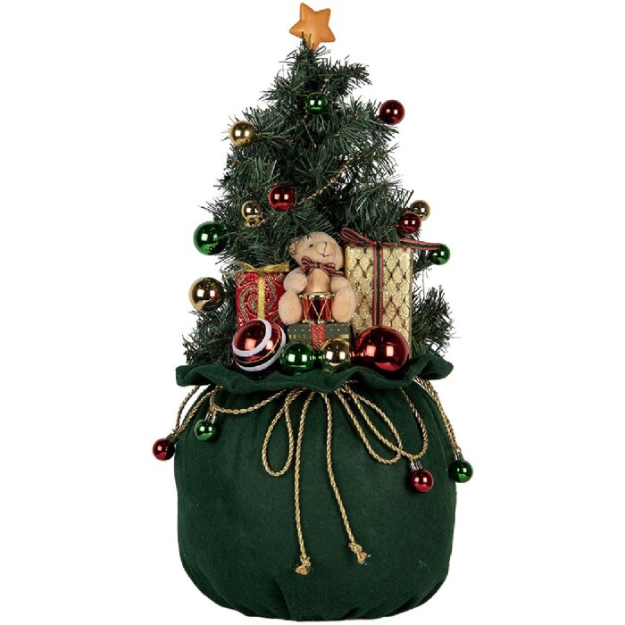 Árbol de Navidad decorativo con LED Clayre & Eef Ø 30x68 cm