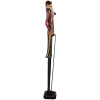 Decoración Papá Noel Clayre & Eef 5PR0168 9x7x60 cm Rojo y Verde