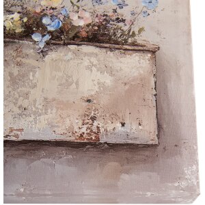Clayre & Eef 66265 Decoración de Pared 36x3x36 cm Beige Rosa