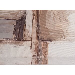 Decoración de pared Clayre & Eef 66266 51x3x51 cm Beige/Rosa