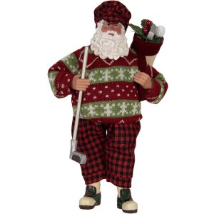 Decoración Papá Noel Clayre & Eef 66323 16x11x28 cm