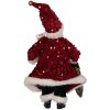 Decoración Papá Noel Clayre & Eef 66324 16x8x28 cm rojo