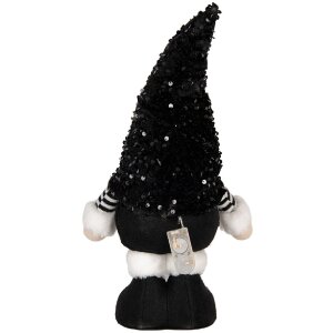 Clayre & Eef 66326 Decoración Gnomo con LED 10x15x38 cm