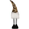 Clayre & Eef 66327 Decoración Gnomo con LED dorado 8x12x56 cm