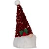 Clayre & Eef 66330 Decoración Gnomo con LED 10x10x25 cm / 3xAA