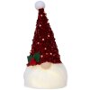 Clayre & Eef 66330 Decoración Gnomo con LED 10x10x25 cm / 3xAA