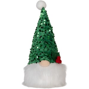 Clayre & Eef 66331 Decoración Gnomo con LED...
