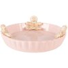 Clayre & Eef 6CE1857P Cuenco Rosa Marrón Ø 23x7 cm