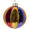 Clayre & Eef 6GL5101 Adorno de Navidad Ø 8x8 cm Multicolor