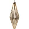 Clayre & Eef 6GL5114 Adorno de Navidad Ø 5x15 cm Dorado