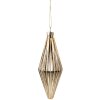 Clayre & Eef 6GL5114 Adorno de Navidad Ø 5x15 cm Dorado