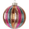 Clayre & Eef 6GL5176 Adorno navideño Ø 10x11 cm Multicolor