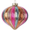 Clayre & Eef 6GL5177 Adorno de Navidad Ø 10 cm multicolor