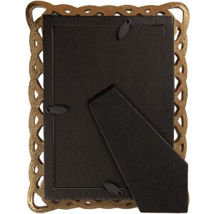 Marco de fotos Clayre & Eef 2F1350S 16x3x20 cm / 10x15 cm dorado