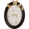 Clayre & Eef 2F1359M Marco de fotos 16x2x22 cm / 13x18 cm Negro Dorado