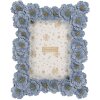 Marco de fotos Clayre & Eef 2F1366M 22x3x27 cm / 13x18 cm Azul-Verde