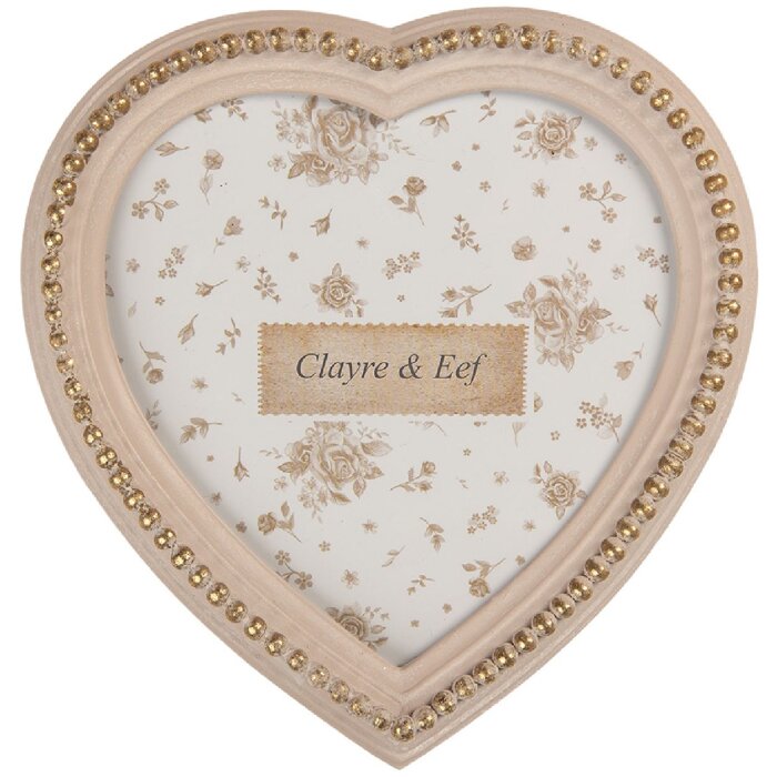 Marco de fotos Clayre & Eef 2F1369 15x2x16 cm rosa dorado