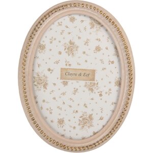 Clayre & Eef 2F1370M Marco de Fotos 15x2x20 cm para Fotos 13x18 cm Rosa Dorado
