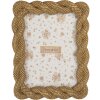 Clayre & Eef 2F1374M Marco de Fotos 17x2x22 cm / 13x18 cm dorado