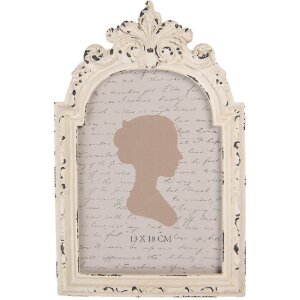 Clayre & Eef 2F1244 Marco de fotos 16x2x25 cm / 13x18 cm Vintage