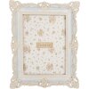 Clayre & Eef 2F1355M Marco de Fotos 18x3x23 cm 13x18 cm Azul y Blanco
