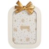 Marco de fotos Clayre & Eef 2F1377 17x2x24 cm Blanco Dorado 13x18 cm