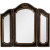 Espejo de pared Clayre & Eef 62S317 38x2x34 cm Negro y Dorado
