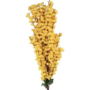 Rama Decorativa con Flores Clayre & Eef 5PL0168Y 15x10x100 cm