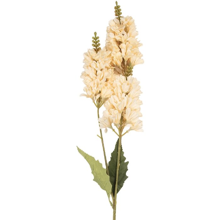 Ramo decorativo con flores Clayre & Eef 5PL0190BE 10x7x74 cm Beige y Verde