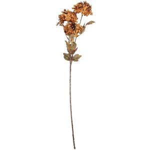 Decoración Rama con Flores Clayre & Eef 5PL0193LO 10x8x76 cm Naranja Verde