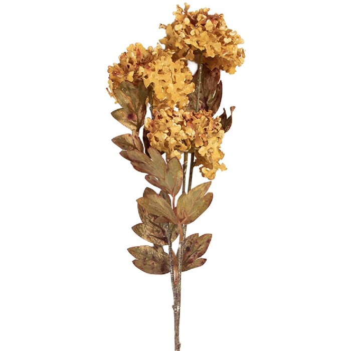 Rama Decorativa con Flores Clayre & Eef 5PL0193Y 10x8x76 cm
