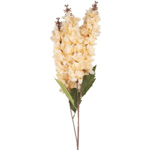 Rama decorativa con flores Clayre & Eef 6PL0398BE 8x6x85 cm Beige-Verde