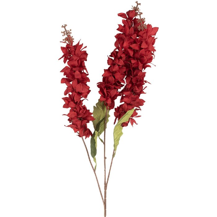 Clayre & Eef 6PL0398R Ramo decorativo con flores 8x6x85 cm Rojo