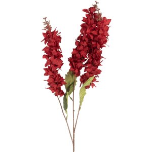 Clayre & Eef 6PL0398R Ramo decorativo con flores 8x6x85 cm Rojo