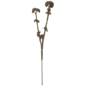 Rama decorativa con flores Clayre & Eef 6PL0399G Gris Verde 6x6x58 cm