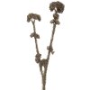 Rama decorativa con flores Clayre & Eef 6PL0399G Gris Verde 6x6x58 cm