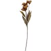 Clayre & Eef 6PL0403CR Rama Decorativa con Flores 8x5x60 cm Marrón y Verde