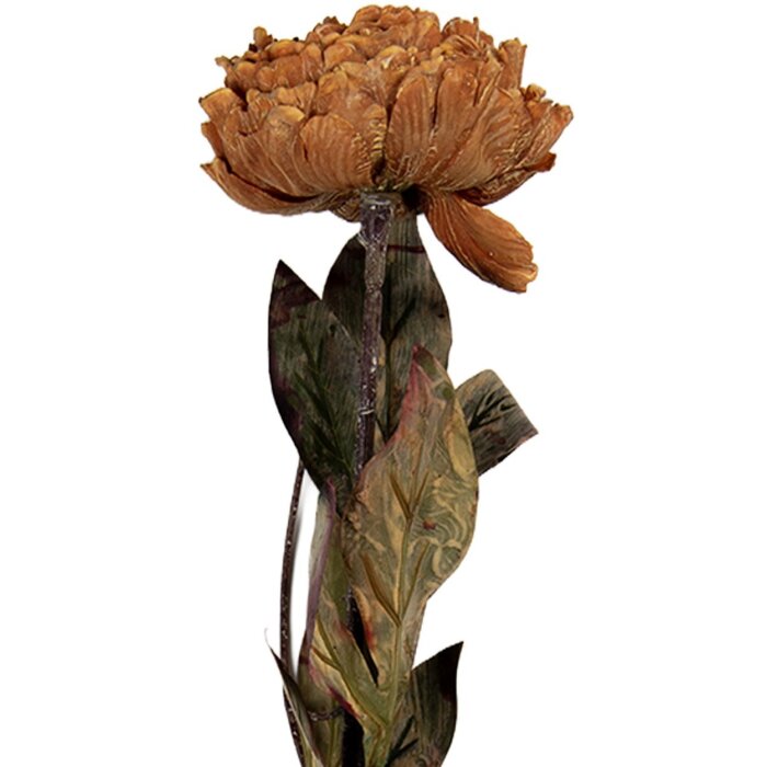 Flor artificial Clayre & Eef 6PL0405BR 10x10x65 cm Marrón y Verde
