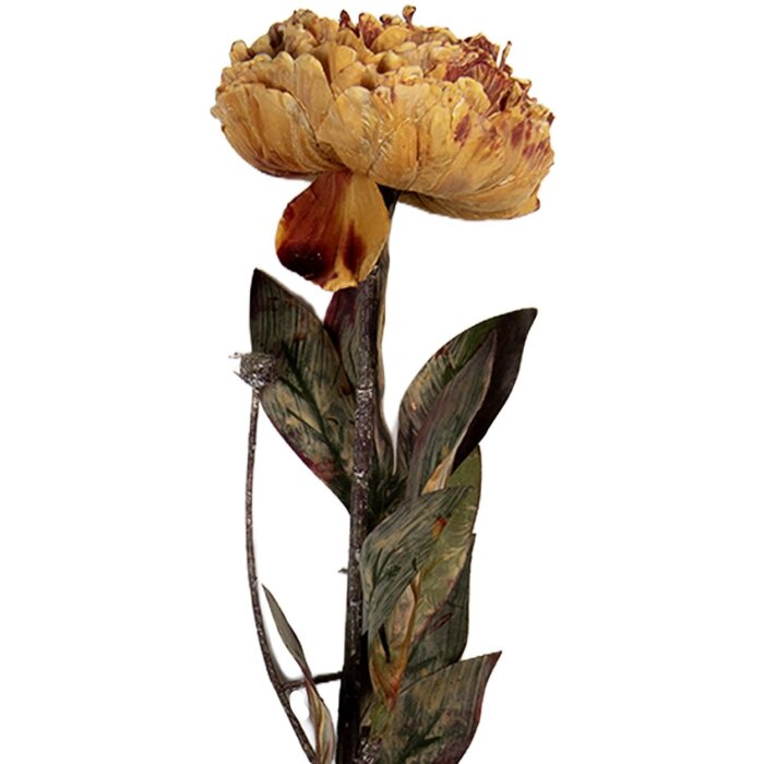 Flor artificial Clayre & Eef 6PL0405O 10x10x65 cm Naranja y Verde
