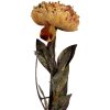 Flor artificial Clayre & Eef 6PL0405O 10x10x65 cm Naranja y Verde