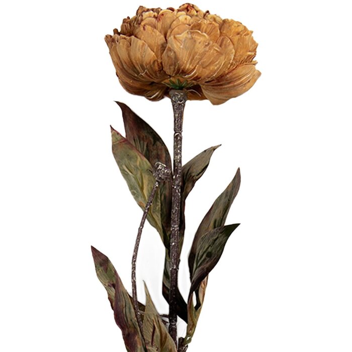 Flor artificial Clayre & Eef 6PL0405Y 10x10x65 cm Amarillo Verde
