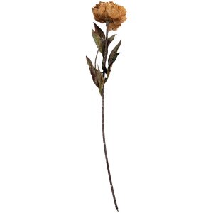 Flor artificial Clayre & Eef 6PL0405Y 10x10x65 cm Amarillo Verde