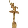 Decoración Bailarina Clayre & Eef 6PR5418 20x17x45 cm Dorado