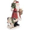 Clayre & Eef 6PR5517 Decoración Papá Noel 17x16x30 cm Rojo