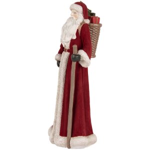 Clayre & Eef 6PR5539 Decoración Papá Noel 16x15x37 cm