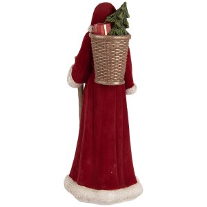 Clayre & Eef 6PR5539 Decoración Papá Noel 16x15x37 cm