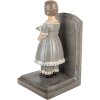 Soportes para libros Clayre & Eef 6PR5552 (2) 23x11x20 cm Gris