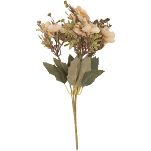 Rama decorativa con flores Clayre & Eef 6PL0402W 10x10x32 cm Beige Verde