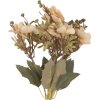 Rama decorativa con flores Clayre & Eef 6PL0402W 10x10x32 cm Beige Verde